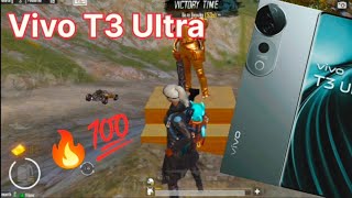 🔥💯 Vivo T3 Ultra 5G BGMI / PUBG Test With Fps: MD 9200 Plus BGMI Ultra Test