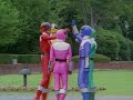 タイムレンジャーはモンスターを倒すのにとてもハンサムです 未来戦隊タイムレンジャー sentai power rangers red timeranger defeats monster 28