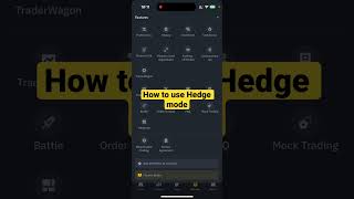 How to use hedge mode on binance