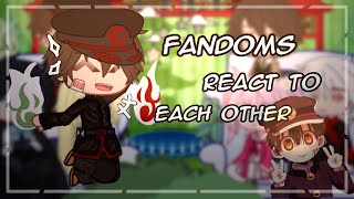 [🇺🇸/🇷🇺]fandoms react to each other [1/6] gacha/yours di