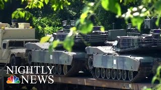 Tanks Arrive In D.C. For President Donald Trump's Fourth Of July Celebration | NBC Nightly News