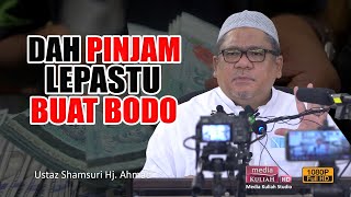 Ustaz Shamsuri Hj. Ahmad - Dia berani main SUMPAH sebab dia ...  😏