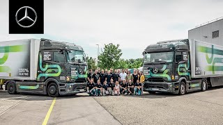 The eActros 600 European Testing Tour | Mercedes-Benz Trucks