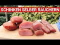 🔥 GRILLBLITZ: Schinken selber räuchern Fleisch kalt räuchern, Lachsschinken, Filet, Anleitung