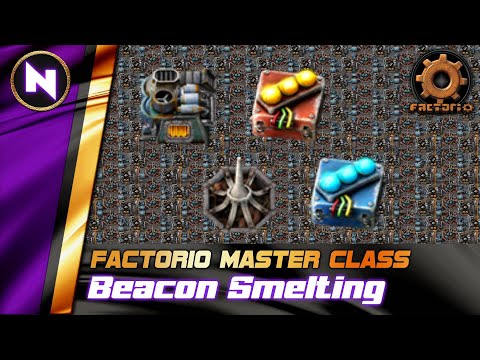 Endgame Smelting with Beacons and Modules | Factorio TutorialGuideHow-to