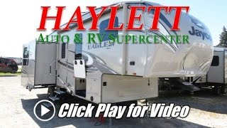 (Sold) HaylettRV.com - 2017 Jayco Eagle HT 27.5RLTS Rear Living Room Half Ton Towable Fifth Wheel