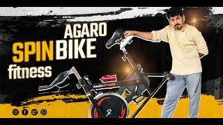 AGARO Champion Exercise Spin Bike Unboxing in Telugu