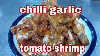 CHILLI GARLIC TOMATO SHRIMP/TRY THIS EASY AND DELICIOUS RECIPE (CHEF DAN TV)