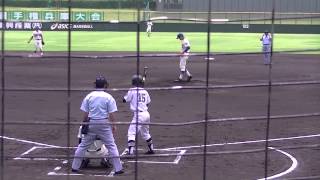 明石ｖｓ神戸国際大附（２０１４夏兵庫大会・３回戦）　１回