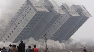 Shocking footage of new earthquake in Turkey - horrific moment of building collapse