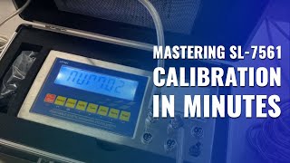 SL-7561, LP7561 Calibration video presented by selleton scales