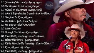 Alan Jackson,Kenny rogers,George Strait,Don Williams Old Country Music Songs 80'