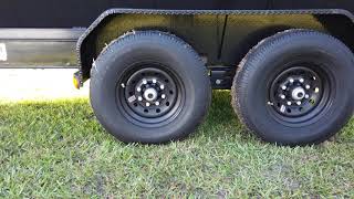 7x14x4 PJ Trailers | Roll Off Dump Trailer [Gooseneck]