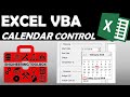 Date Picker Control - Excel VBA Data Entry Userform (Part 4)[32bit only]