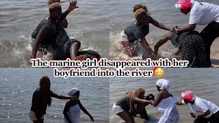 The marine Girl D!s@ppeared With Her Boyfriend Into The River 😳😳 #youtube #trendind