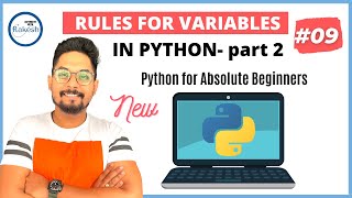 #9 Python Tutorial for Beginners | Python Variable Naming Rules-2 | Rules for Python Variables