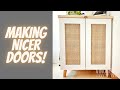 Making Nicer Doors with Rattan Webbing