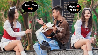Finally Propose Kardiya😍| Picking Up Girl Prank With Singing Love Songs |Epic Reactions😱| Jhopdi K