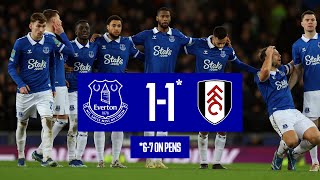 CARABAO CUP HIGHLIGHTS: EVERTON 1-1 FULHAM (6-7 ON PENALTIES)