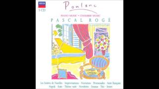 Francis Poulenc / Melancolie / Pascal Roge