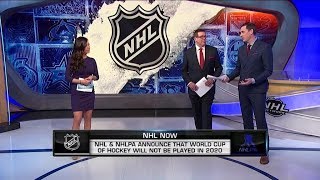 NHL Now:  World Cup of Hockey:  NHL, NHLPA decide no World Cup of Hockey for 2020  Jan 17,  2019