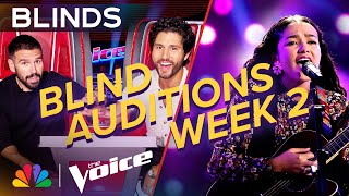 The Best Performances from the Second Week of Blind Auditions | The Voice | NBC