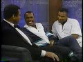 Muhammad Ali, Sugar Ray Leonard & Mike Tyson @ The Arsenio Hall Show 1990