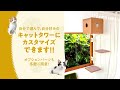 【ねこゴロン】新発想！窓際に設置できるスリムデザインのキャットタワー