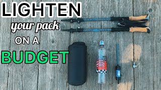 ULTRALIGHT backpacking gear on a BUDGET | UL gear items