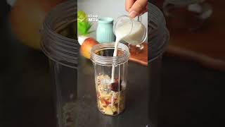 A perfect apple & oats smoothie| #fitness #fitnessaddict #bicepworkout #viral #gym #workout #youtube