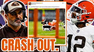 Shedeur Sanders Fans CRASH OUT after Cleveland Browns Release INSANE NEW Depth Chart!