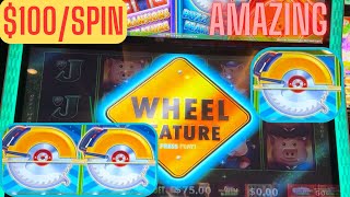 High Limit: Insane $100/spin Jackpot to Start The Session