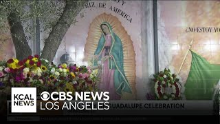 The community honors Our Lady of Guadalupe at The Cathedral of Our Lady of the Angels