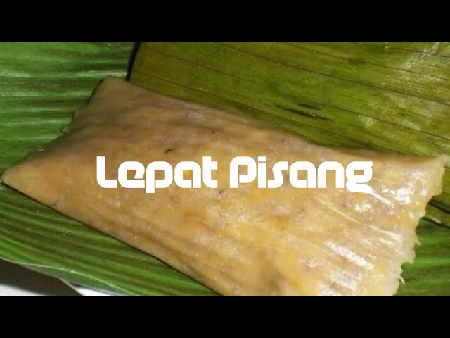 Cara Nak Buat Lepat Pisang Tepung Beras