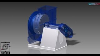 centrifugal backward fan -فن سانتریفیوژ بکوارد