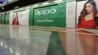 OPPO F3 | F3 Plus Delhi Metro Train Wrap.