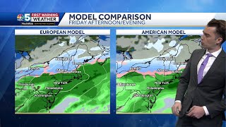 Video: Tracking multiple rounds of snow (01-28-25)