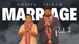 Sriram Saravanan \u0026 Amrita Babu Reception - Part 2 | Wedding Reception Celebration Continues