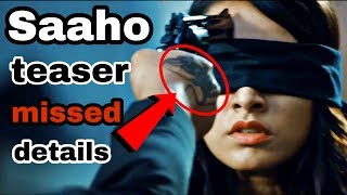 Saaho teaser breakdown in hindi | Saaho official teaser details you missed