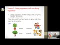 primary 1 discover living organisms and non living organisms week 6 2020 2021