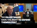 Journalist asks about Palestinian right to self-defence at US Press Briefing