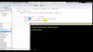 Java Programming Tutorial #45 - String to Integer Conversion