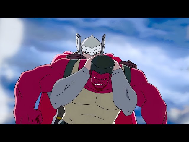 Read Thor Bullies Red Hulk For Being Weak And Humiliates Him In Front