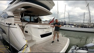 Walk through tour of our charter motor yacht based in the Solent. Princess F55 flybridge.