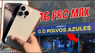 Precios de IPHONE 16 PRO MAX en polvos azules lima 2025. #iphone16promax