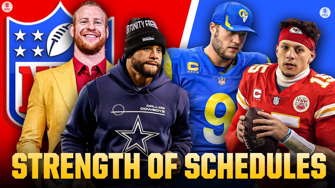 2022 NFL Schedule Release: STRENGTHS Of Schedules [ALL Teams] | CBS ...