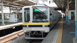 東武20400系21437F 東武日光線東武宇都宮線直通普通東武宇都宮行き 南栗橋駅発車