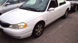 1999 Mercury Mystique LS 2.5L V6 Start Up, Quick Tour, \u0026 Rev With Exhaust View - 144K