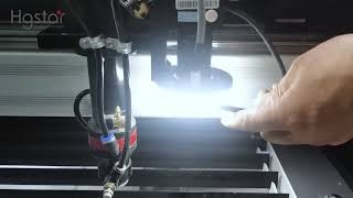 500W CO2 laser cutting machine-HGTECH