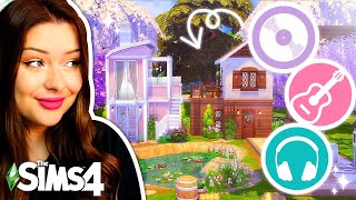 Each Tiny Home is A Different MUSIC GENRE // Sims 4 Build Challenge